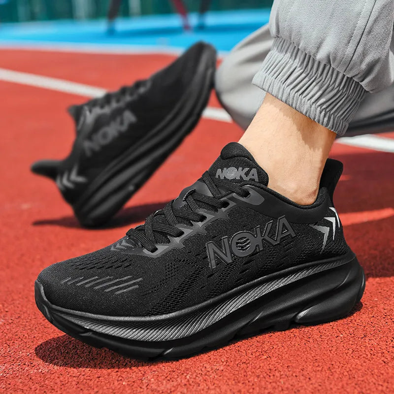New Fashion Men Light Running Shoes Cushion Training Shoes Lightweight Wear-Resistant Sneakers