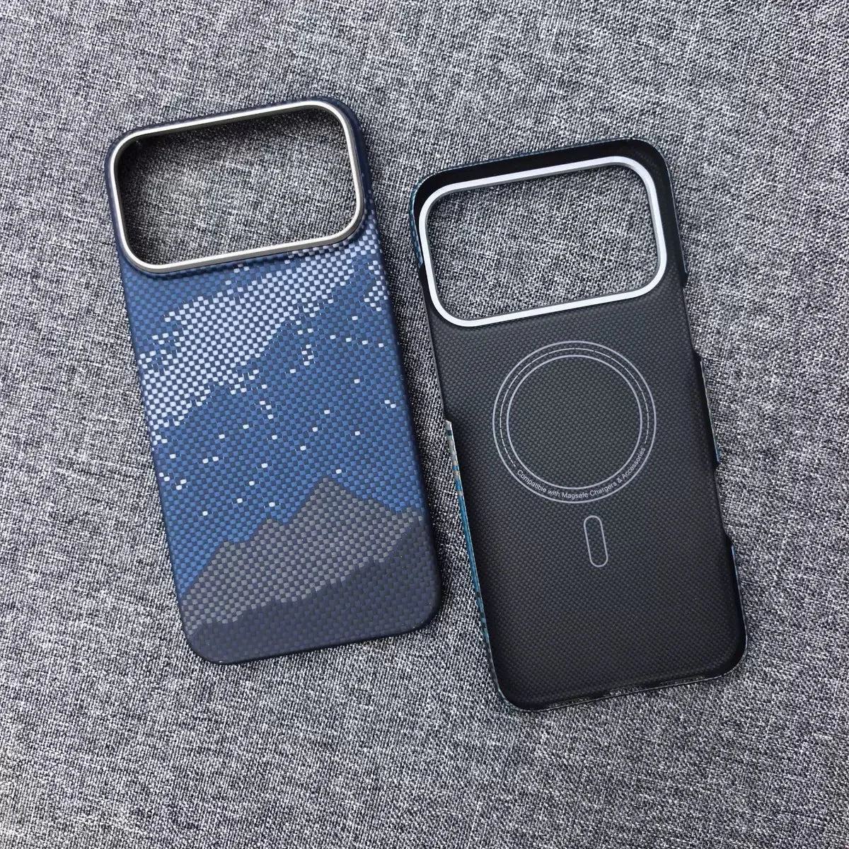Magnetic Carbon Fiber Case for iPhone 17 & 18 Pro Max