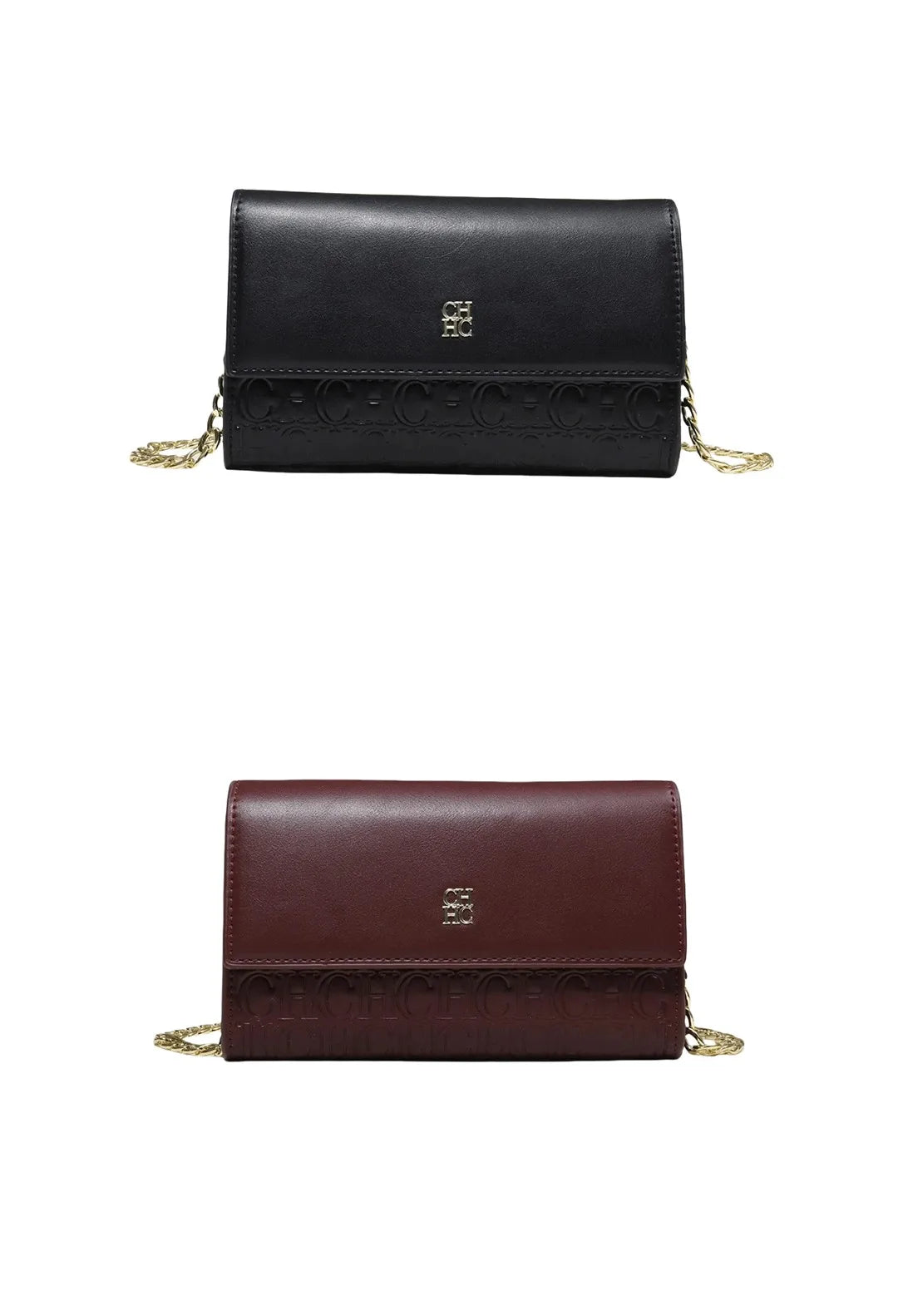 Luxury Letter Color Block Crossbody Chain Bag