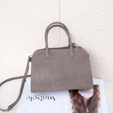 2026 Fall Winter Suede Leather Spacious Crossbody Tote Bag Simple Commuting Handheld Single Shoulder Bag Premium Women's Handbag