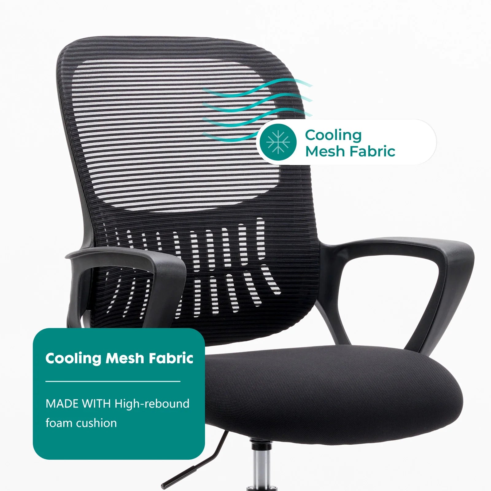 JHK Ergonomic Mesh Backrest Office Chair | Adjustable