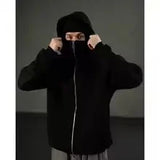 Minimalist Hooded Zip Sweatshirt