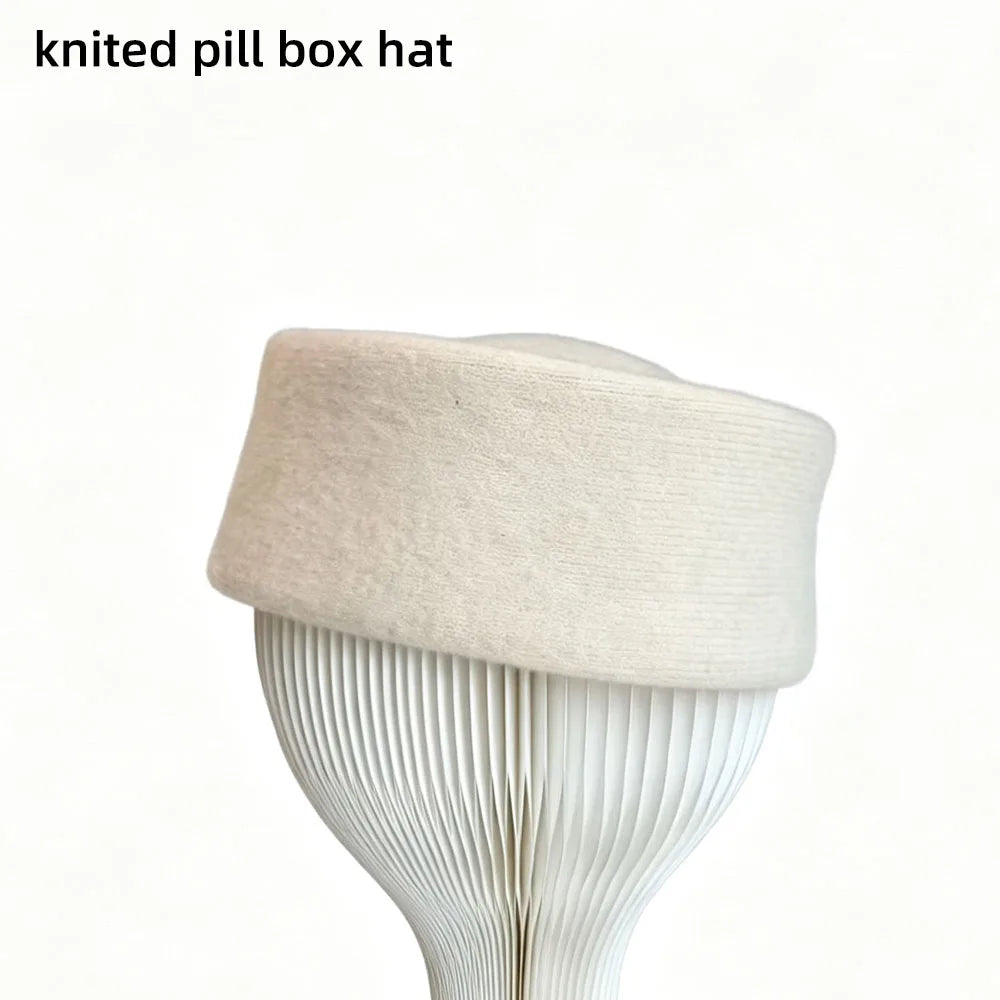 Women's Vintage Pillbox Beret Hat