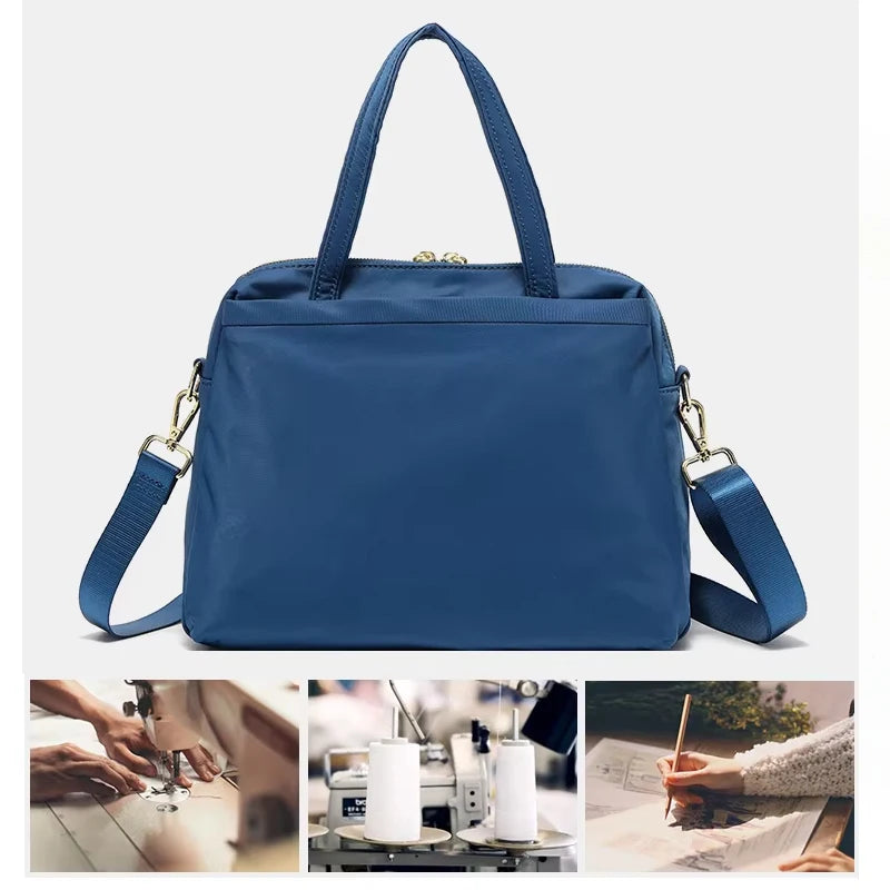 EPOL Large Capacity Women's Handbags Fabric High Quality Fashion Shoulder Bags Multiple Pockets Casual Waterproof Tote Bags 7253