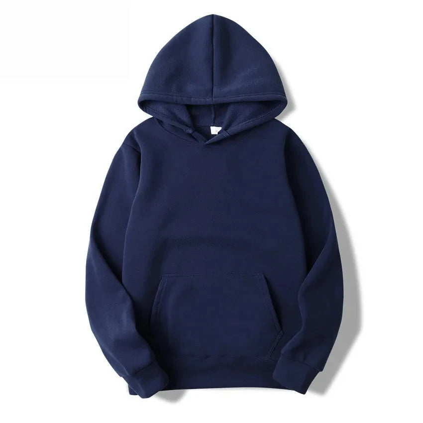 Fleece Pullover Hoodie with Pockets