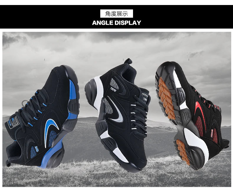 Men's Casual Sneakers with Mesh Lining
