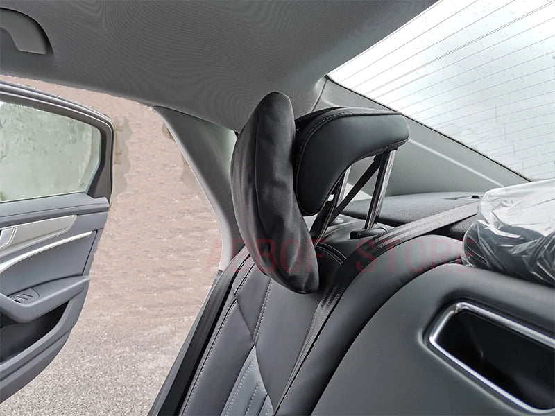 Car Seat Neck Top Quality Support Pillow Soft Headrest With Adjustable Strap from A6 A7 Q7 Q5L for A3 A4 A5 A6 A7 A8 B6 B7