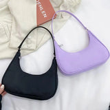 Women Bags Armpit Shoulder Bag Small Shoulder Purse Nylon Underarm Bags Clutch Women  Summer Simple Handbags