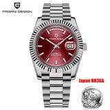 PAGANI DESIGN DD40 Men's Watches 2025 Top Luxury Automatic NH36A Mechanical Wristwatches AR Sapphire Mirror Watch For Men Clock