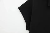 TFMLN Fashion Set For Women Summer 2025 New Slim Lapel Zipper Short Sleeve Coat Top Wide Leg Pants Two Piece Set Leisure Black