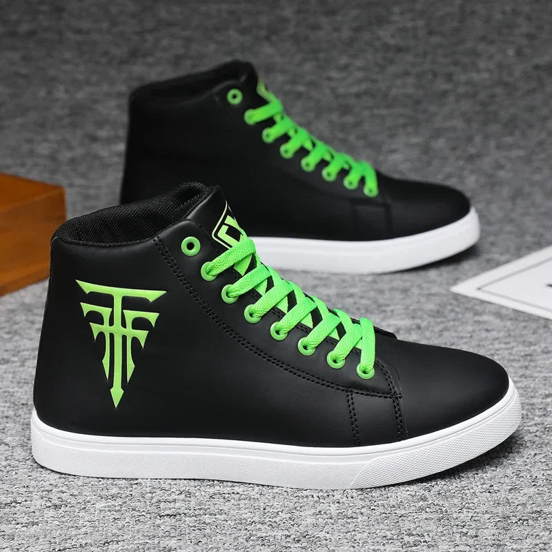 Men's High-Top Vulcanized Sneakers