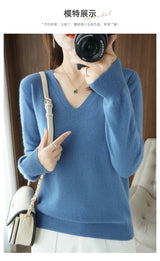 Women’s Lace V-Neck Knit Sweater