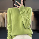 Women's Merino Wool Crew Neck Sweater
