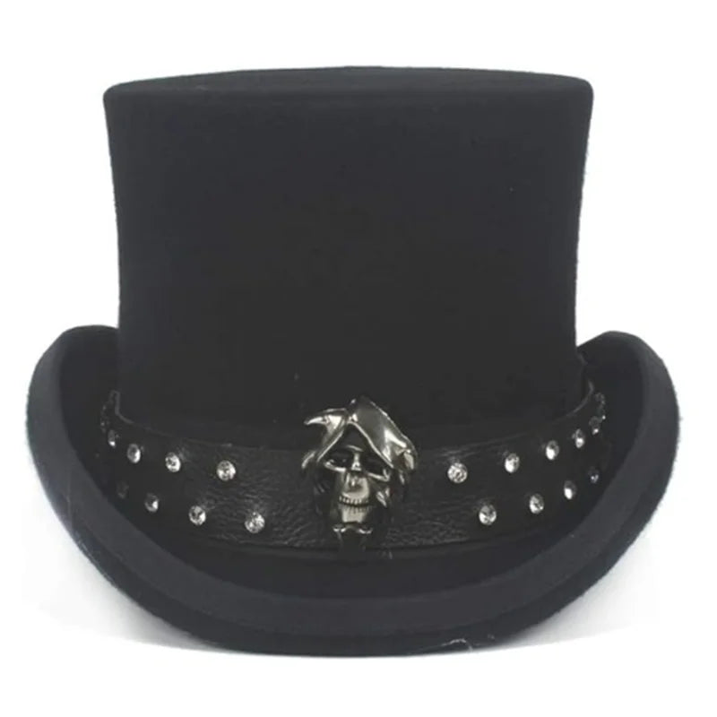 Men's Classic Wool Top Hat | Gentleman Magician Style