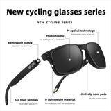 CAPONI Men's Polarized Photochromic Square Sunglasses