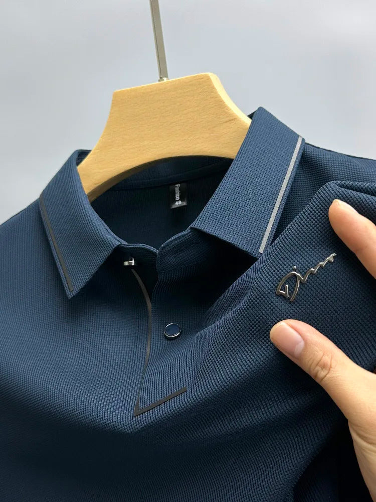 Men's Diamond Emblem Short-Sleeve Polo Shirt