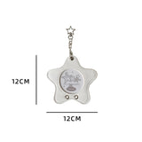 Y2K Korean Fashion Star Bag Pendant Cute Idol 3in Photo Storage Card Album Card Holder Women Decorative Accessories KeychainGift