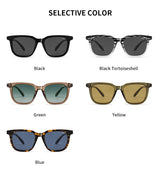GCV Brand Original Fashion Acetate Polarized Sunglasses Cat Eye Square Frame Fishing Glasses Driving Outdoor Hiking UV400