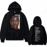 Tupac 2Pac Graphic Fleece Hoodie for Men