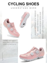 2026 MTB Cycling Sneaker Men A5 Leather Self-Locking Cleat Spd Road Bike Shoes Women Flat Trail Train Mountain Bicycle Shoes