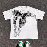 Y2K Gothic Oversized Graphic Tee