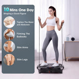 Vibration Plate Exercise Machine with Bluetooth & Full Body Shaker