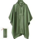 3-in-1 Hooded Waterproof Rain Poncho | Outdoor Adventure