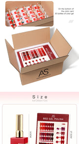 30-Piece Gel Nail Polish Set | Valentine's Romance Collection