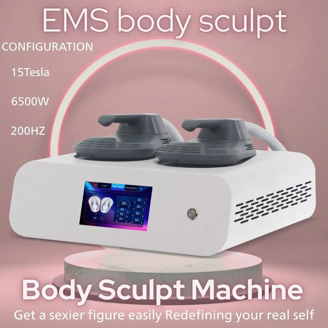 Myoslim New Body Sculpting Machine Shaping 15 T 6000W EMS Radio Frequency RF Muscle Stimulator Device