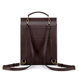 Cnoles Vintage Women's Leather Backpack Casual Shoulder Bag Travel Purse for Girls College School Book Bag
