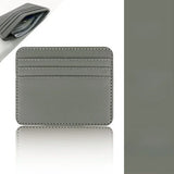 1Pc Pu Leather ID Card Holder Candy Color Bank Credit Card Box Multi Slot Slim Wallet for Women Men Business Card Cover