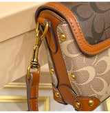 Contrast Color Luxury Box Bag