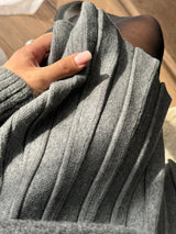 Elegant Knit Pleated Mini Skirt for Women