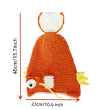 Handmade Crochet Fish Head Beanie – Unisex Knit Hat