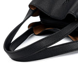 Genuine Brand Sturdy Durable Soft Leather Top-handle Bags Female Handbags Women 3 Layer Shoulder Crossbody Totes Messenger Bag