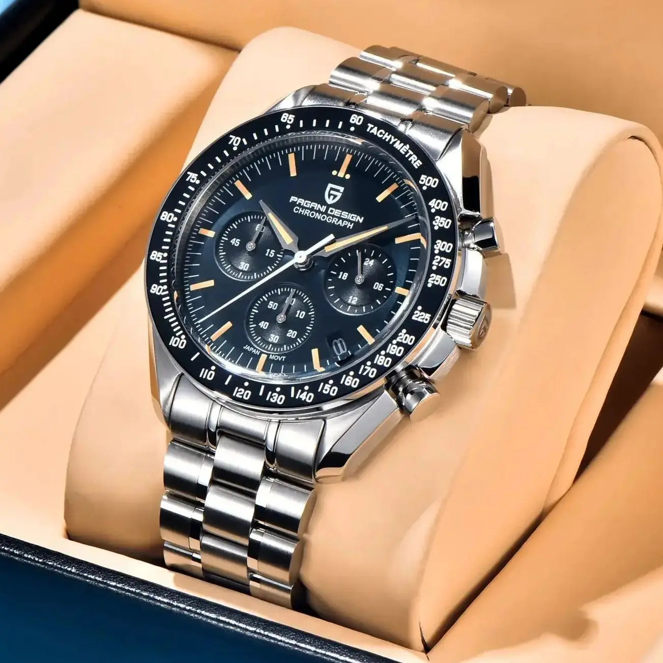 PAGANI DESIGN 2026 New Tribute to CK2998 Moon Watch Men Luxury Quartz Watches For Men AR Sapphire Crystal Sport Chronograph Man
