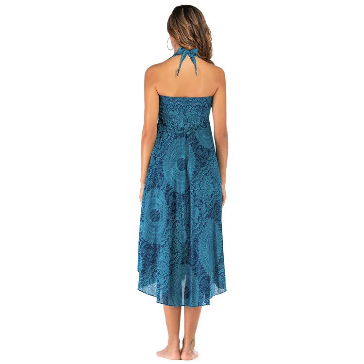 Boho Maxi Skirt – Flowy Ankle-Length Summer Skirt for Women