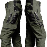 Men’s Waterproof Tactical Cargo Pants – Multi-Pocket Outdoor Work Trousers