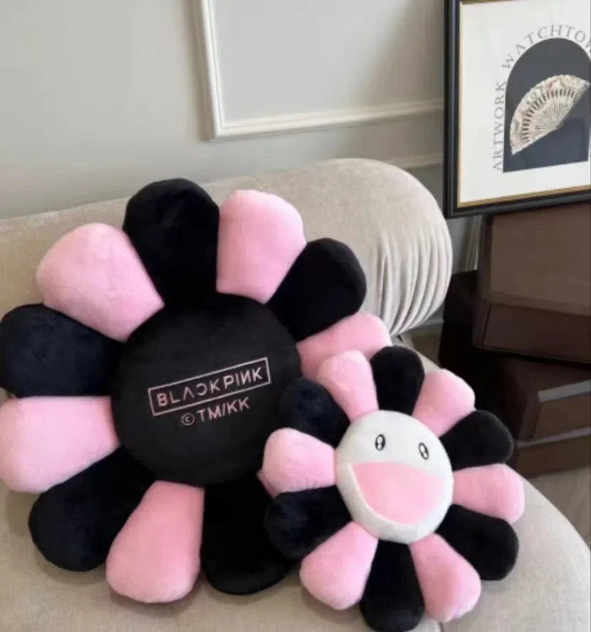 Rainbow Daisy Children's Plush Pillow, Japanese, Sunflower, Floor Game Mat Seat Pillow Sofa House Car Decoration Plush Pillow