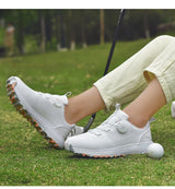 Men's Waterproof Golf Sneakers – Quick-Lacing Professional Golf Shoes