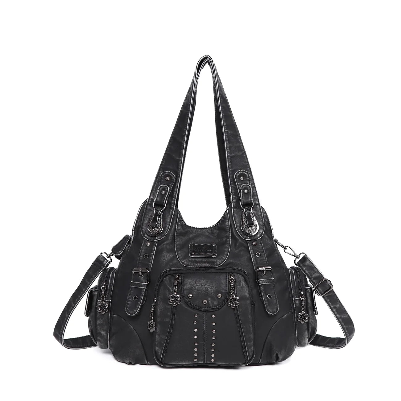 Vintage Women Handbags Fashion PU Leather Shoulder Bags Female Satchel Big-capacity Shoulder Purse Bag bolsa feminina