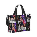 Custom The Eras Tour 1989 Taylor's Swift's American Pop Singer Tote Bag Women Large Capacity Beach Gym Travel Bags
