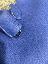 FIRMRANCH European And American Trend Cute Hand-Held Basket Ladies' Bucket Single Shoulder Cross-Body Bag Genuine Leather Purse