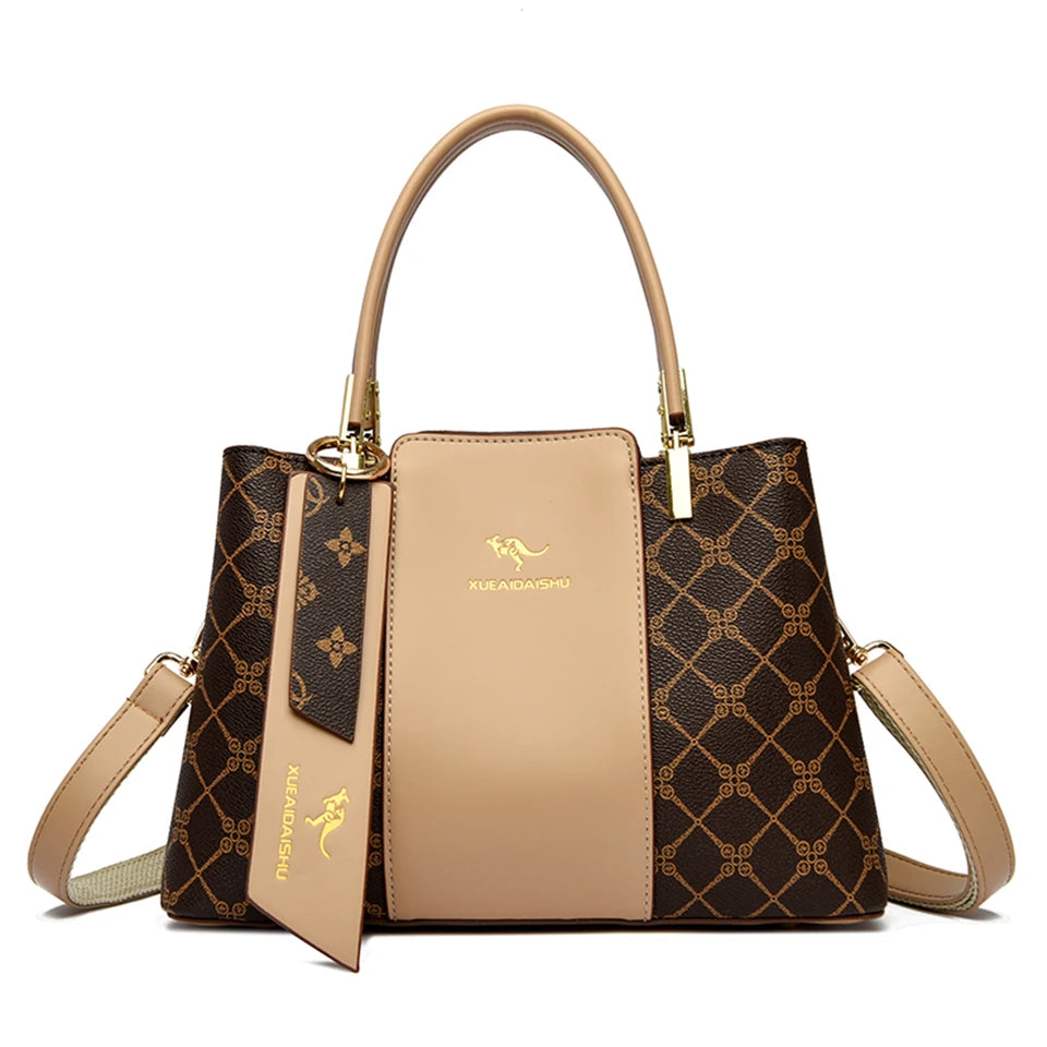 Luxury Print Leather Crossbody & Shoulder Bag
