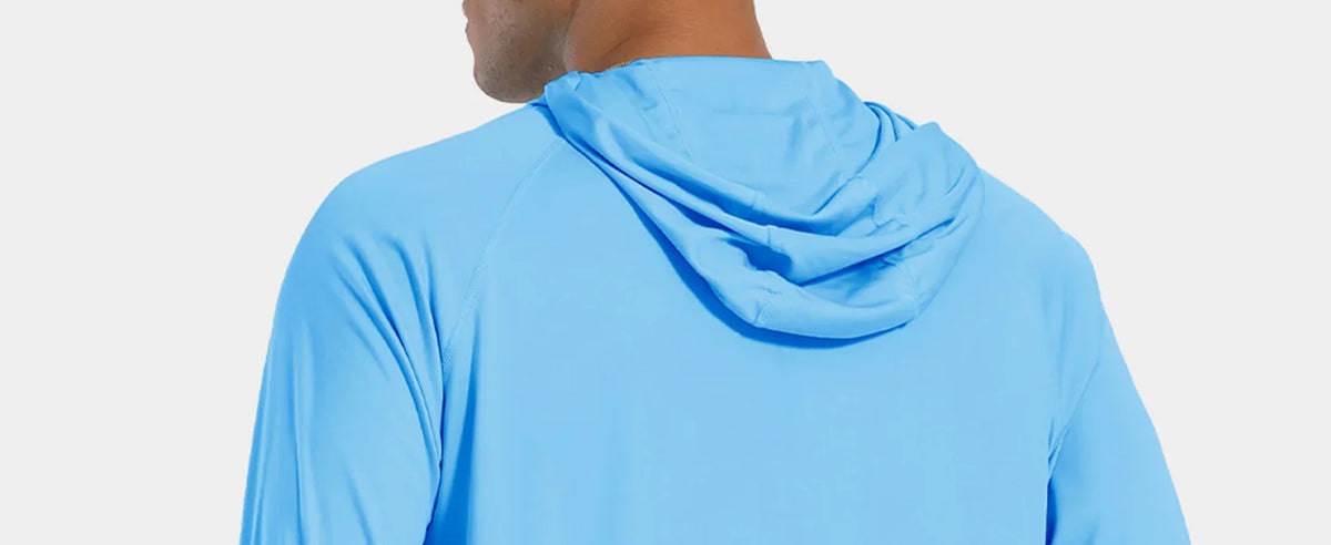 TACVASEN Men's Quick-Dry Long Sleeve Hooded T-Shirt