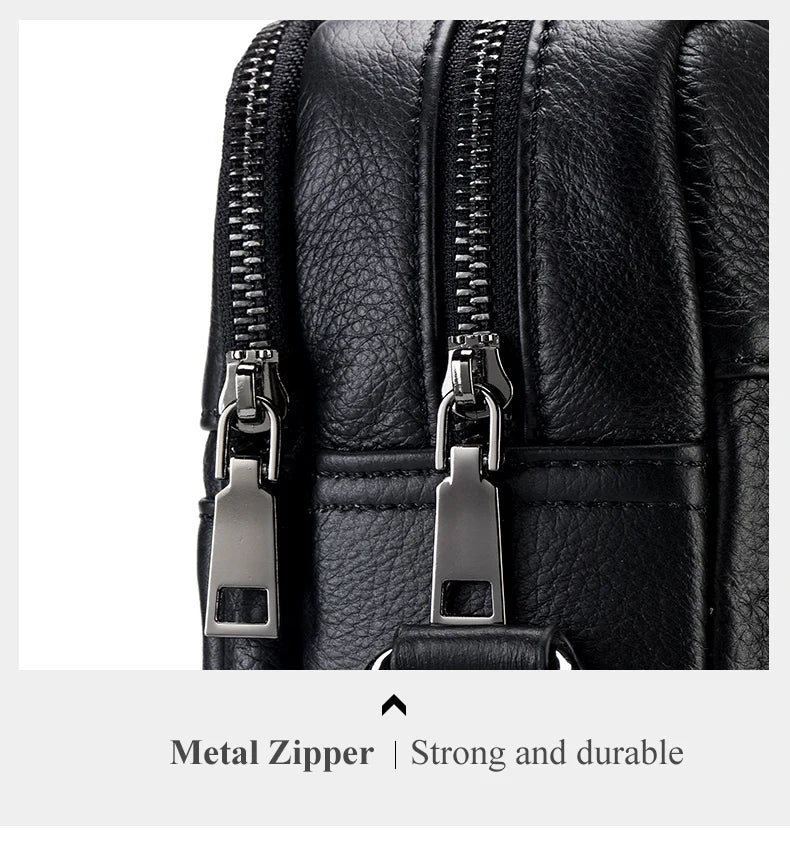 SCHLATUM Genuine Leather Briefcases Hard For Men 16 Inch Office Bussiness Computer Bag Luxury Vintage Handbags
