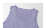 CHIC VEN Women Dress Sets A Line Long Sleeve Solid Loose Casual Female Long Dress with Knitted Vest Spring Autumn 2026