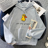 The Duck Song "Got Any Grapes" Printed Hoodie