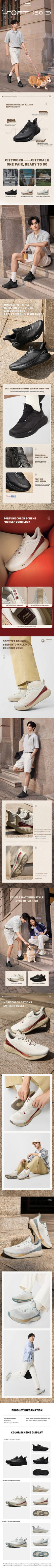 Li-Ning Men's SOFT GO 3 Lifestyle Shoes COMFOAM Reflective Leisure Slip-on Walking Shoes LiNing Stylish Sneakers AGLW001