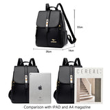 Luxury Vintage Leather Backpack